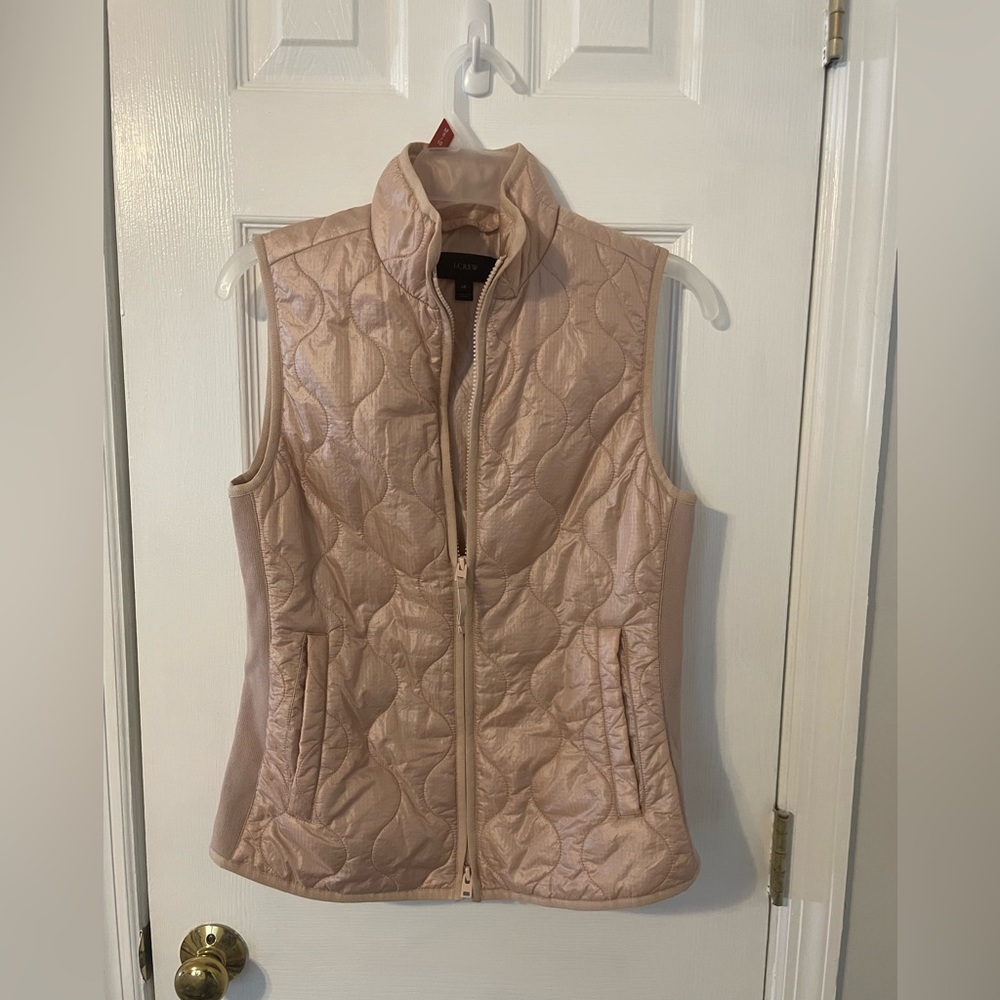 J Crew Champagne Colored Vest Size Extra Small